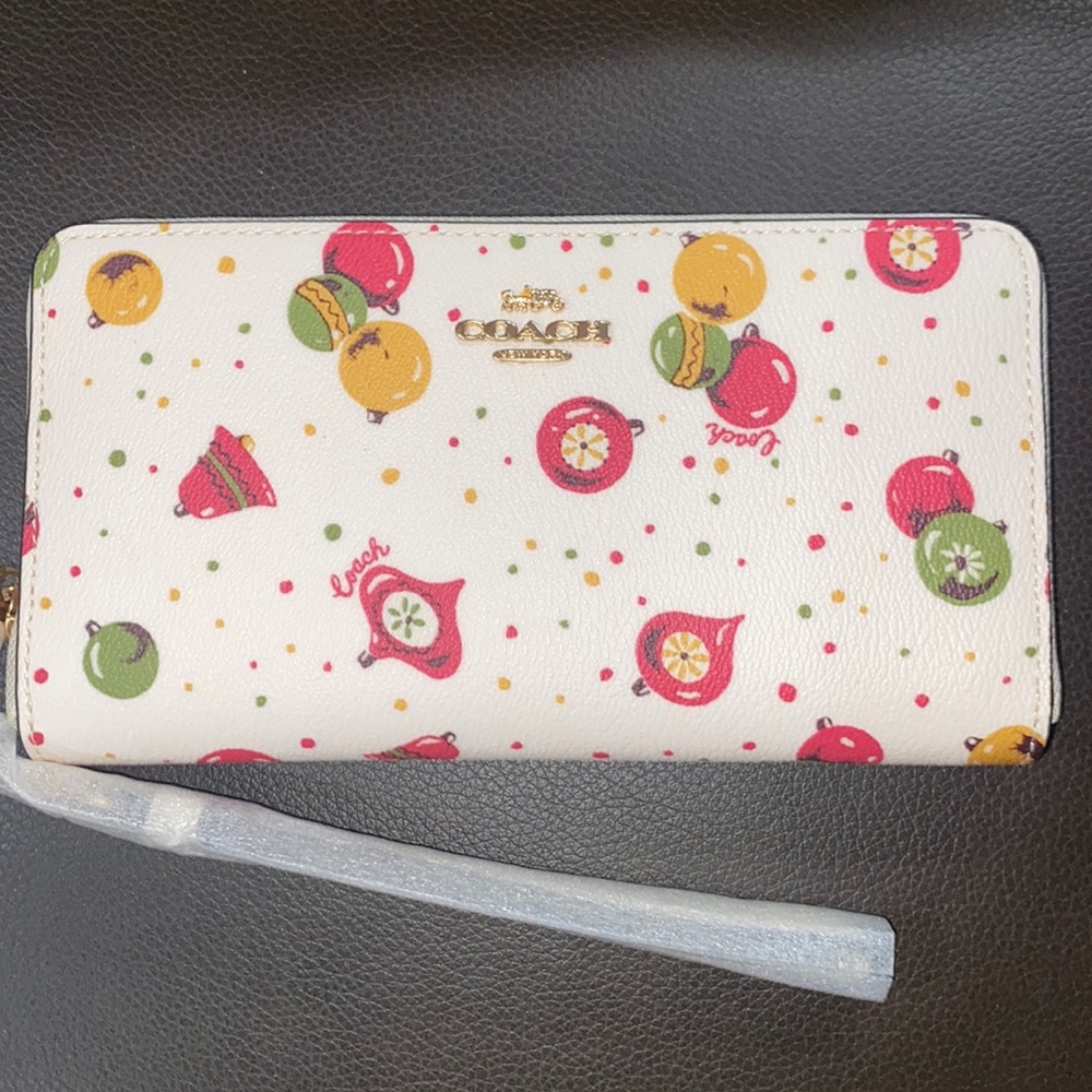 Coach wallet. Ornaments